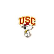 USC Trojans White Arch Snoopy Joe Cool Student Pin